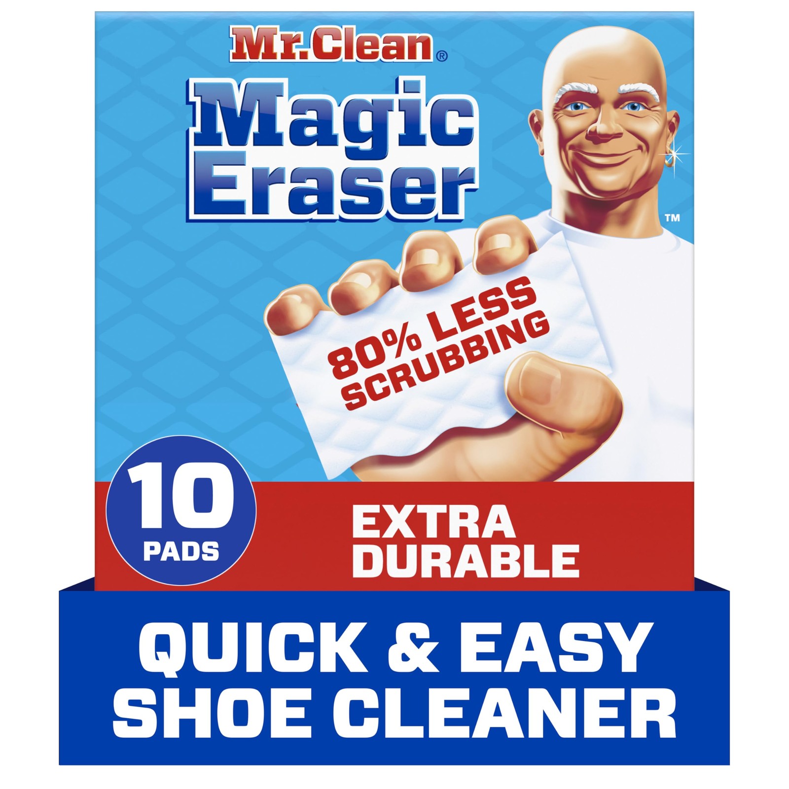 Mr. Clean Magic Eraser Sponge, All Purpose Cleaner, 10 Count (Pack of 1)