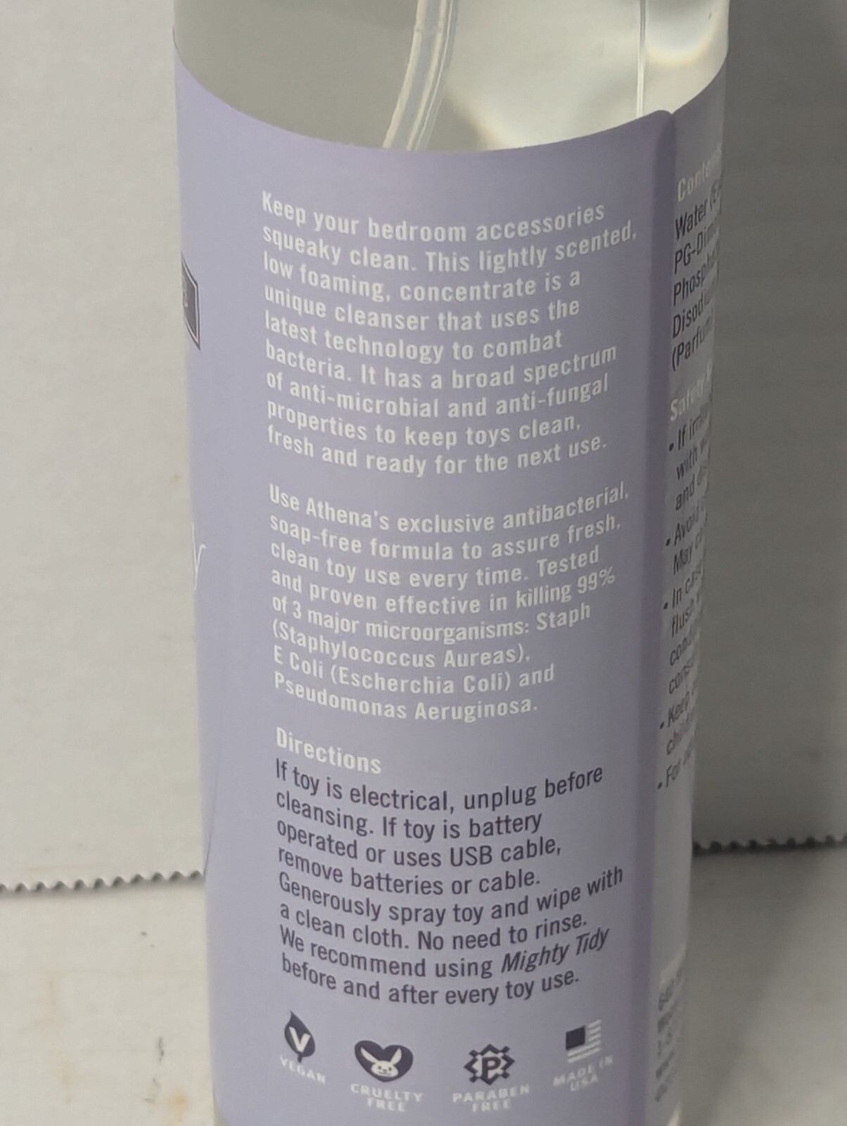 2 Bottles Of Adult Toy Cleaners