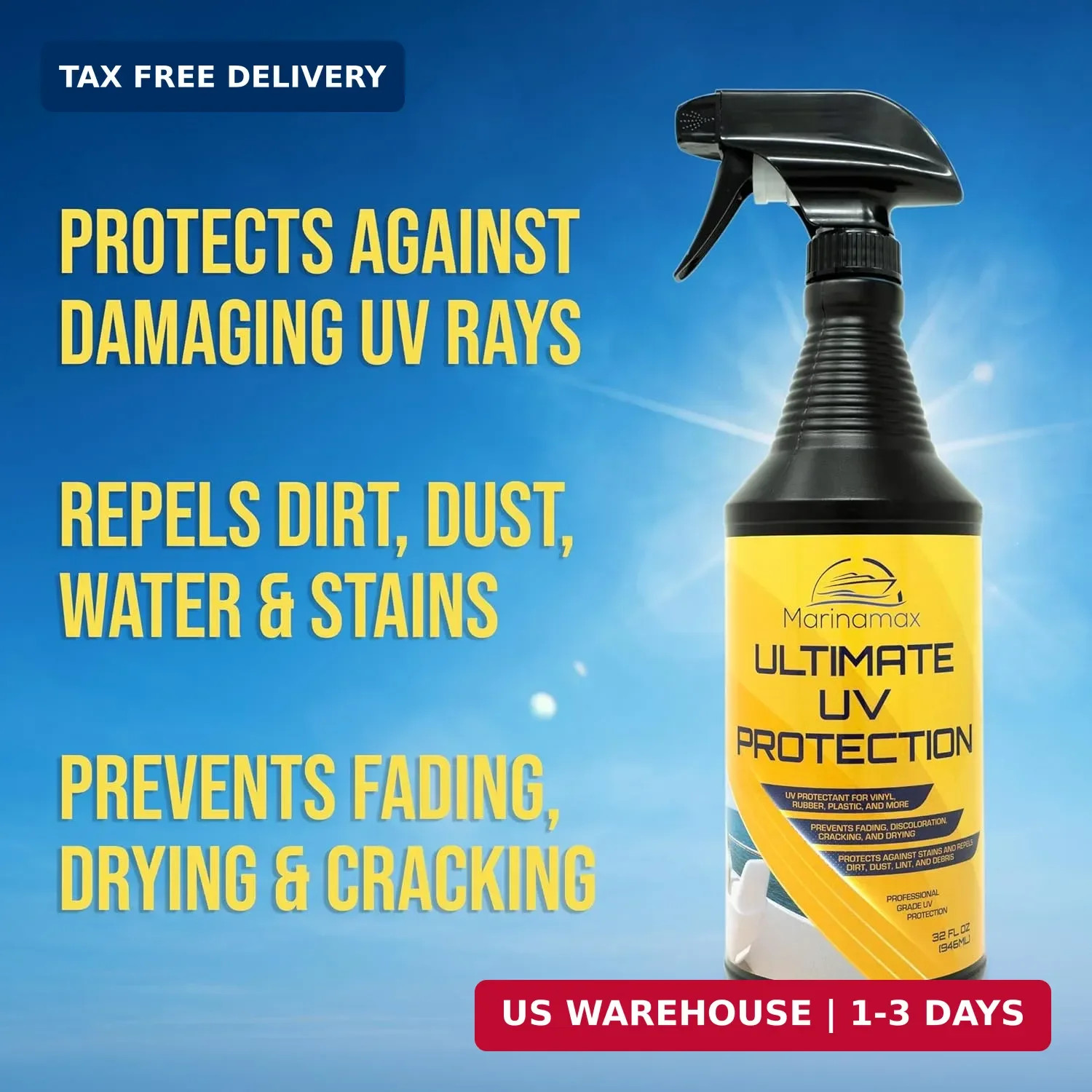 Ultimate UV Protection Spray 32 Oz | UV Protector for Outdoor Surface Sun Protec