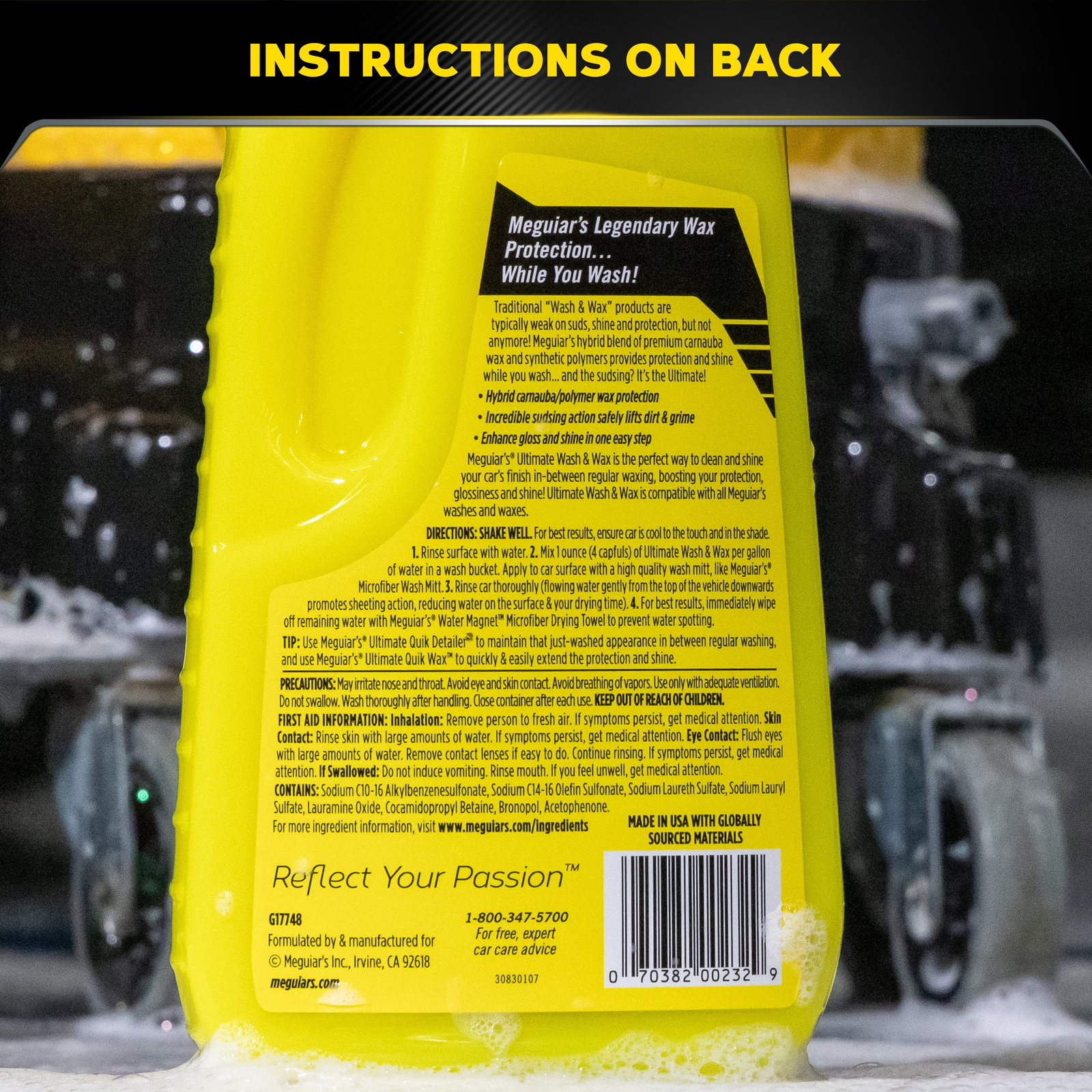 new， G17748 Ultimate Wash and Wax, 48 oz