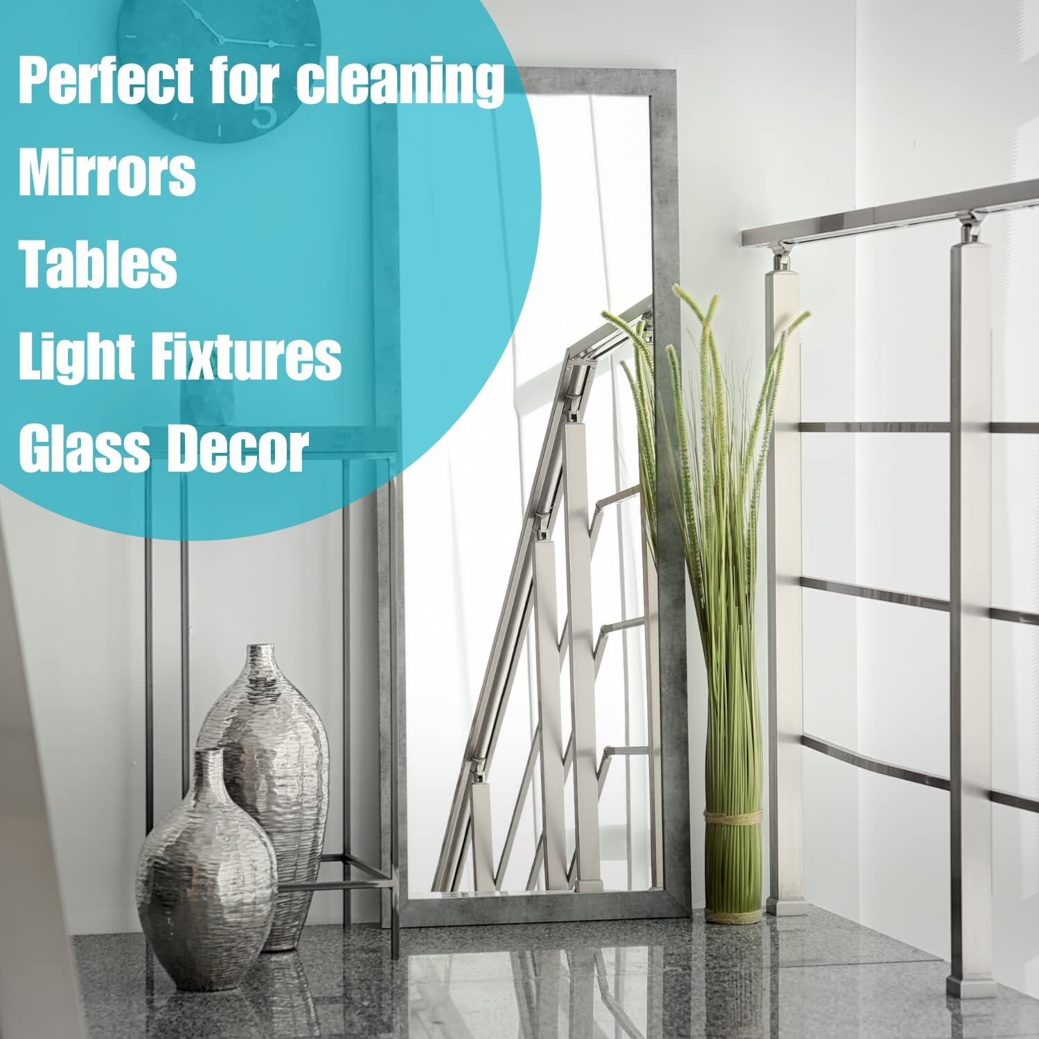 Glass & Window Cleaner, Streak-Free, Ammonia-Free, Tint-Safe, 32 Fl Oz,Pack of 4