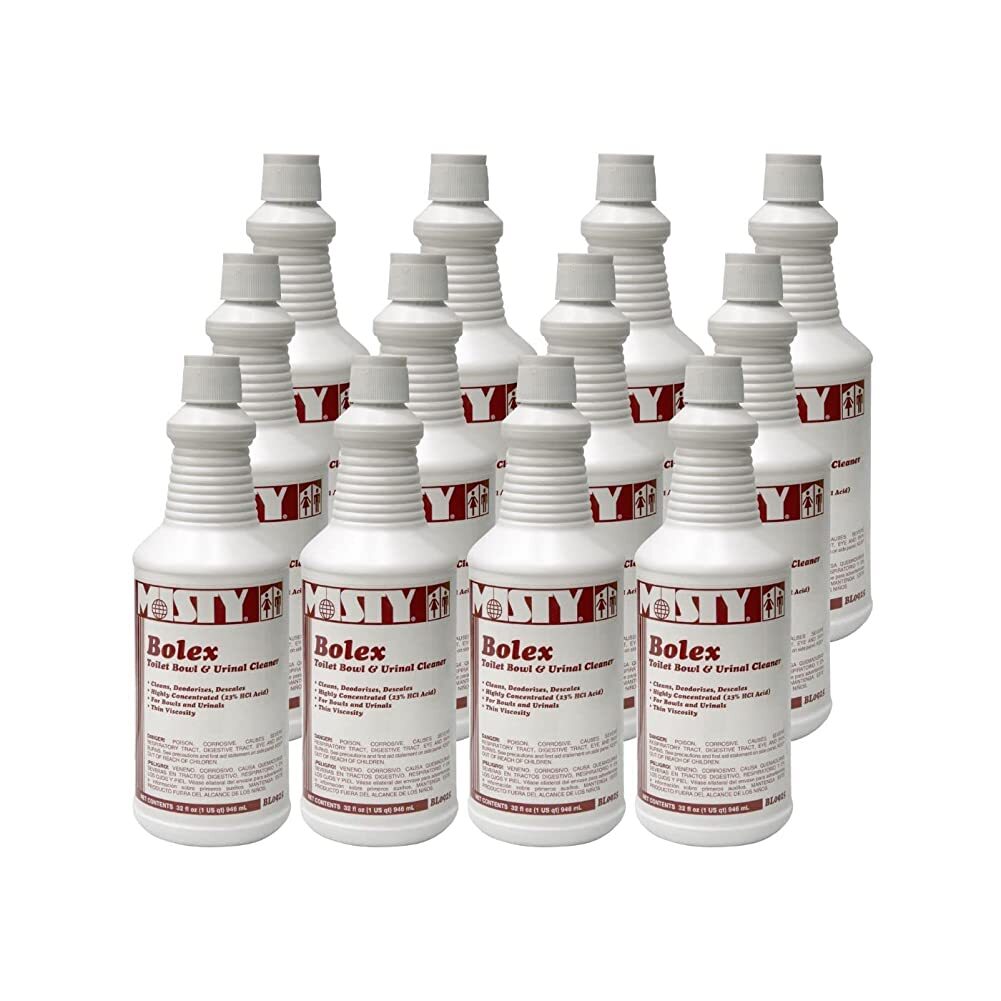 Misty Bolex Toilet Bowl and Urinal Cleaner – 32 oz (Case of 12) 1038799