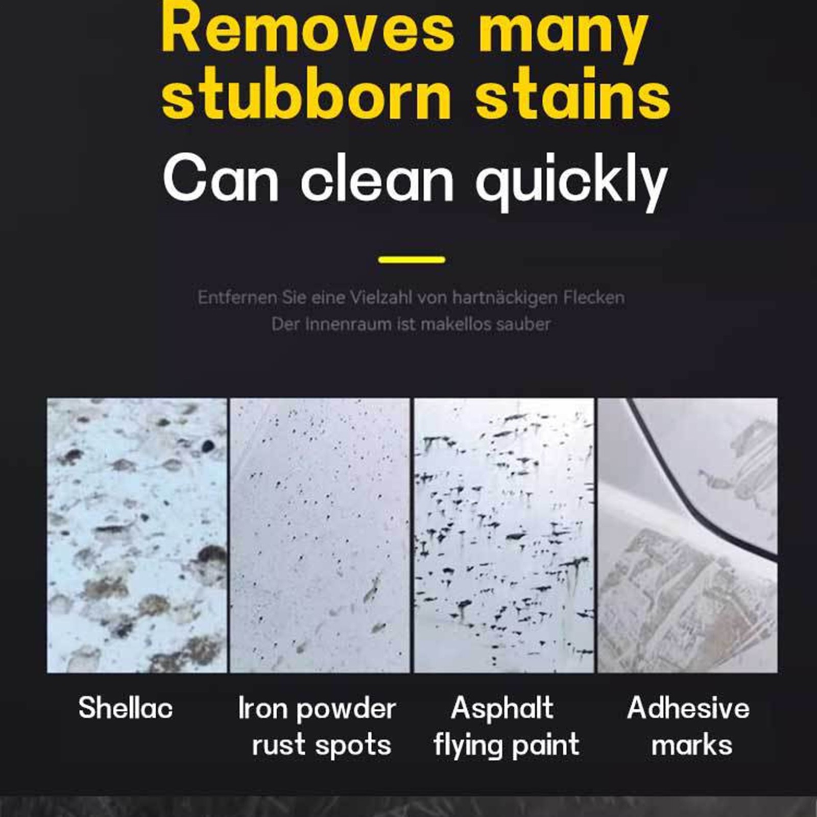 Bird Poop Remover Car Adhesive Remover Tree Sap Remover Cleaning Spray 100ml
