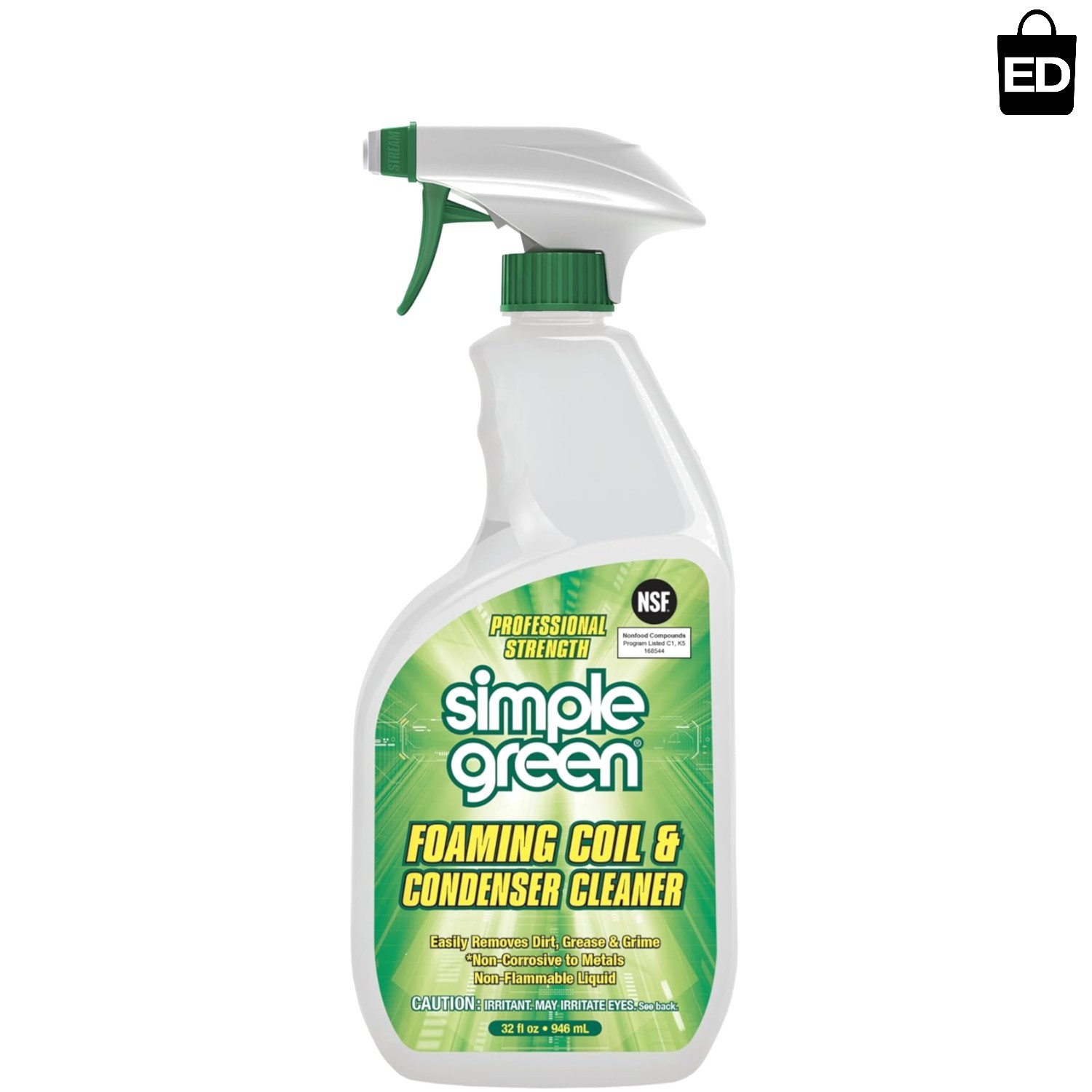 NSF Registered 32 Fl Oz Foaming Coil Cleaner – Effective & Safe for Food Areas