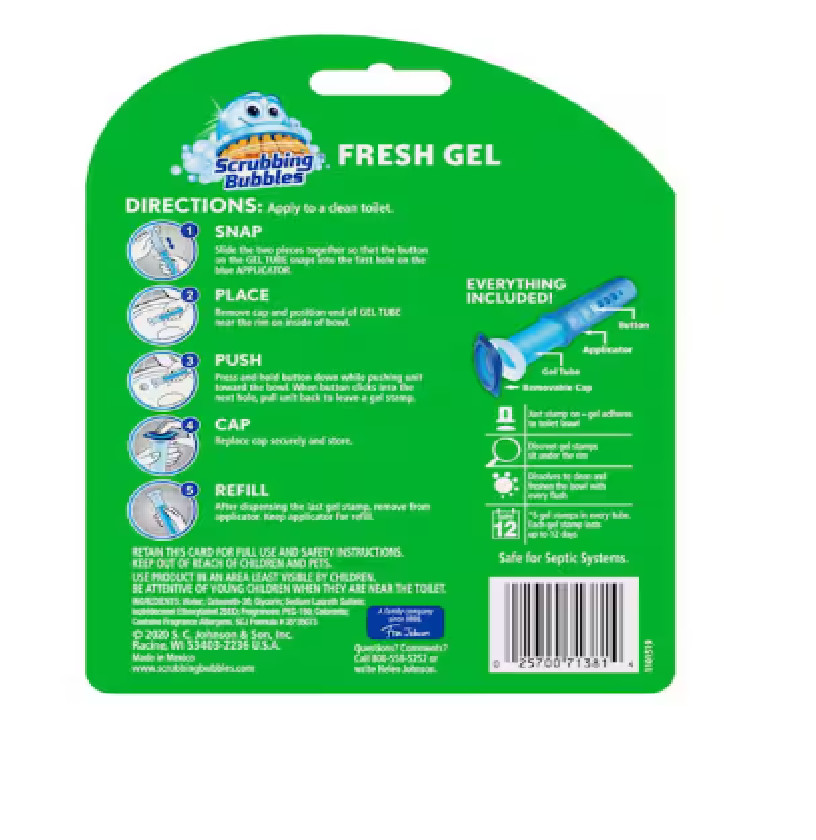 1.34 oz. Rainshower Toilet Cleaning Gel