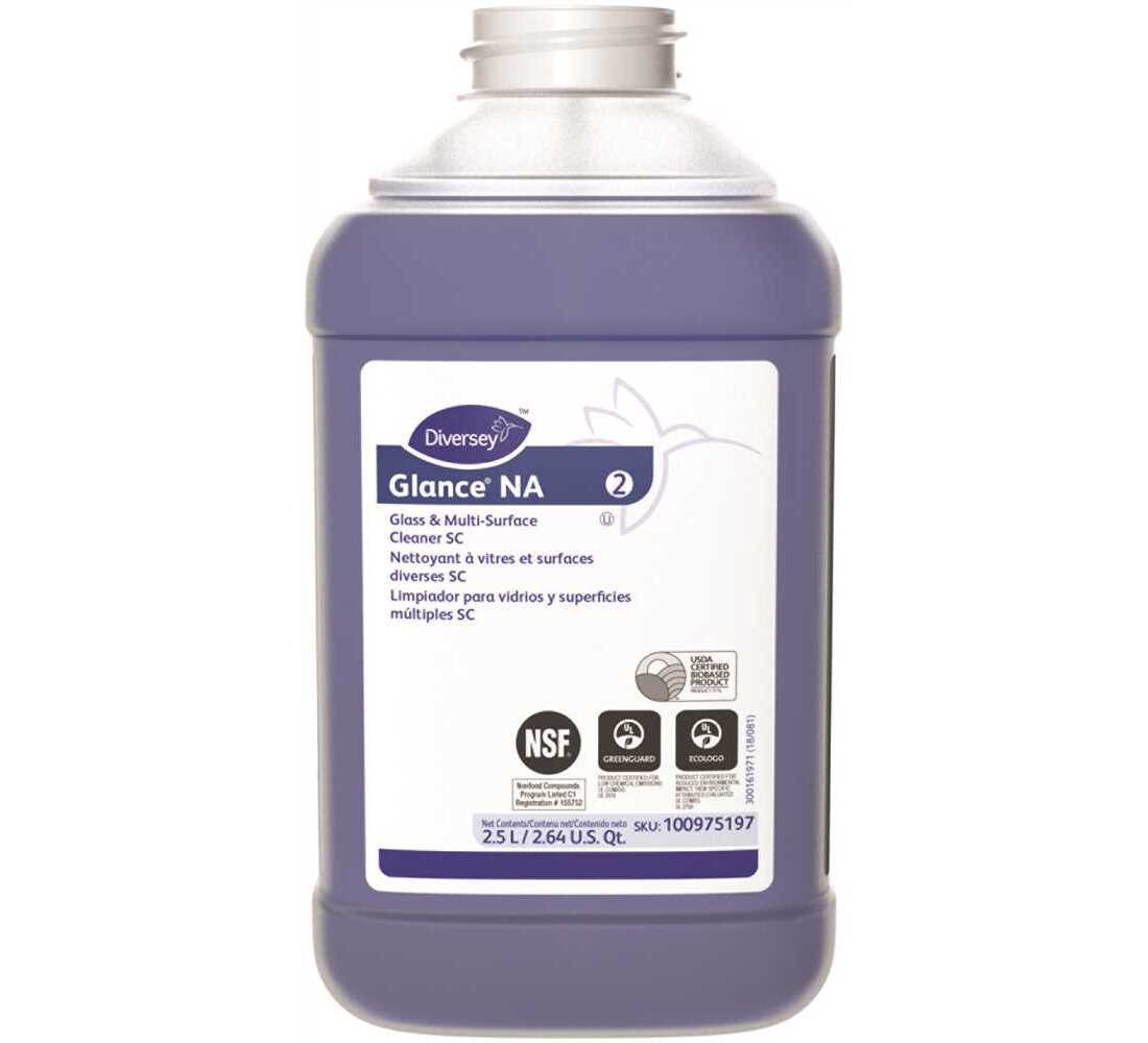 GLANCE 100975197 84.5 oz. Glass Cleaner and Multi-Surface Cleaner SC – pack of 2