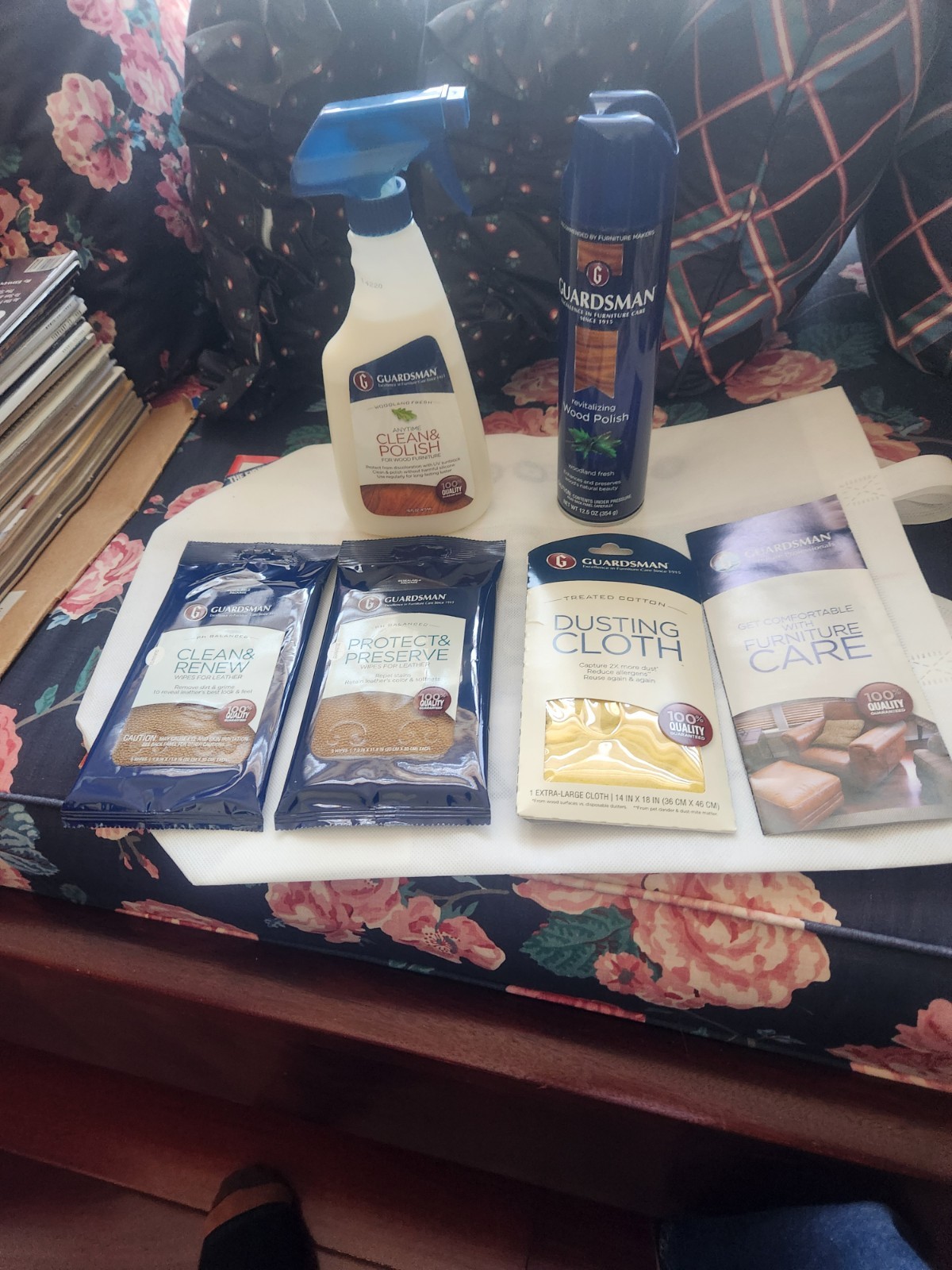 Guardsman Leather Protection Kit .Wood Polish Spray and More , Please See Photos