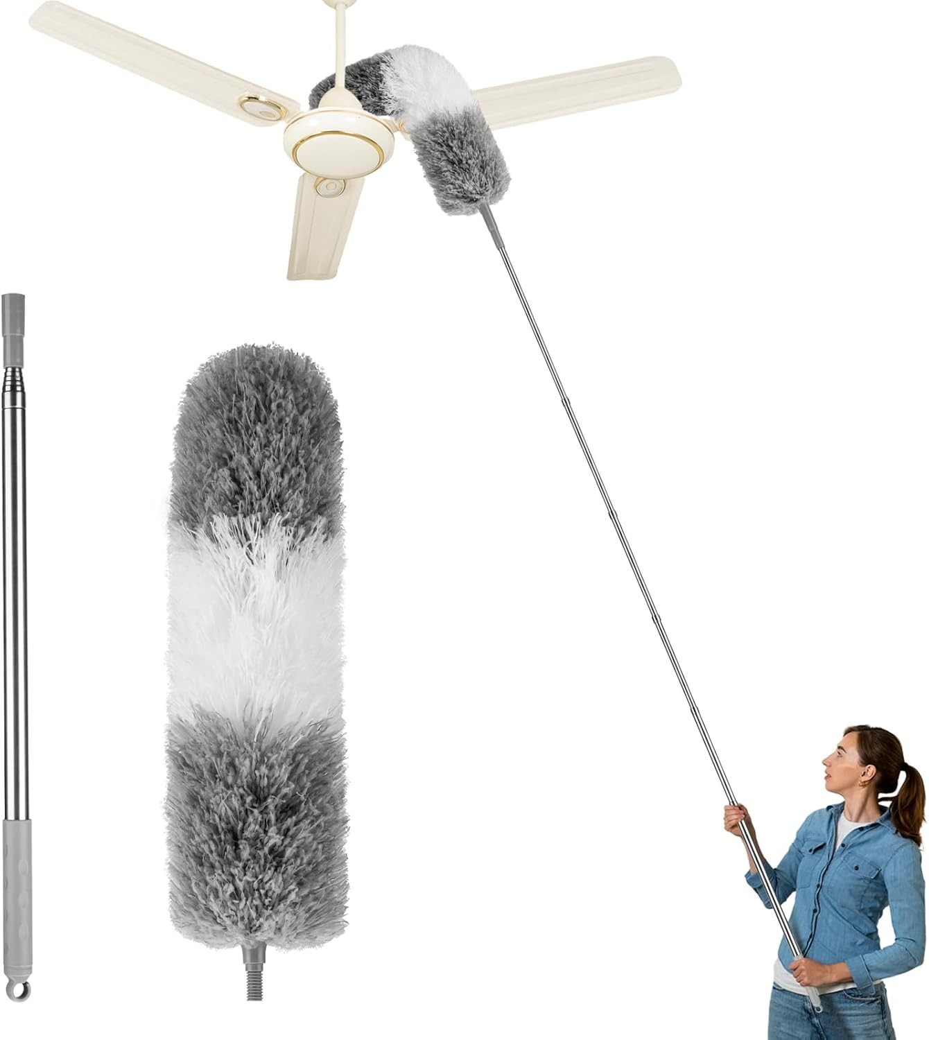 High-Quality Extendable Duster for Blinds and Fans – Lightweight & Easy to Use