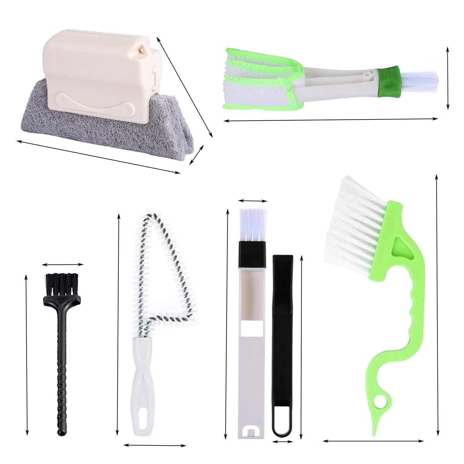 Door Window Track Cleaning Tools Groove Corner Crevice Cleaning Brushes