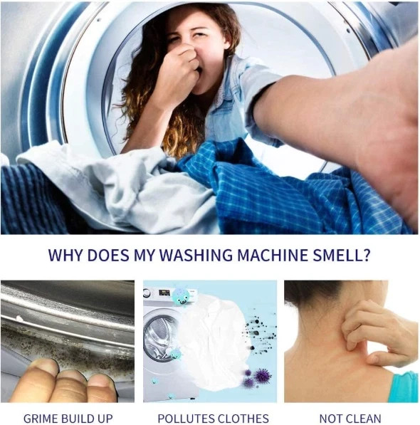 Splash Spotless Washing Machine Cleaner Deep Cleaning for HE Top Load Washers an