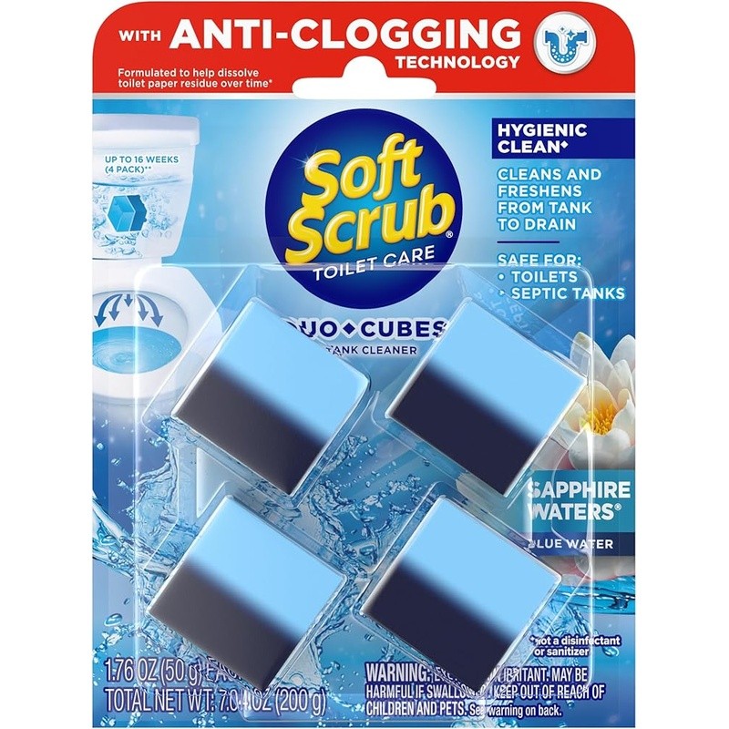 In Tank Toilet Cleaner Cubes Fight Hard Water Stains Freshens Lasts 4 Weeks New