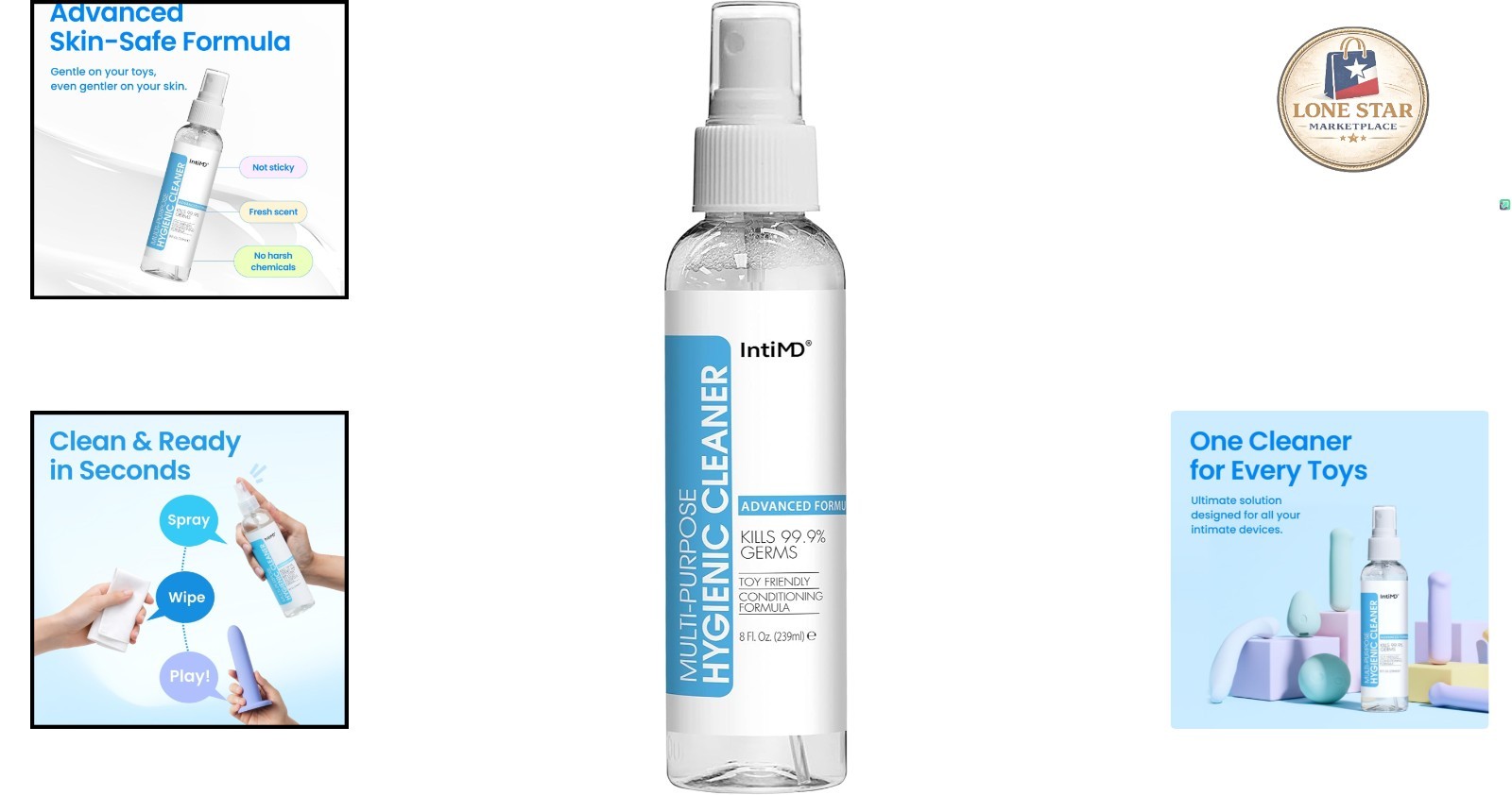 Gentle Multi-Purpose Hygienic Cleaner – Advanced Pro-Skin Toy Safe Formula