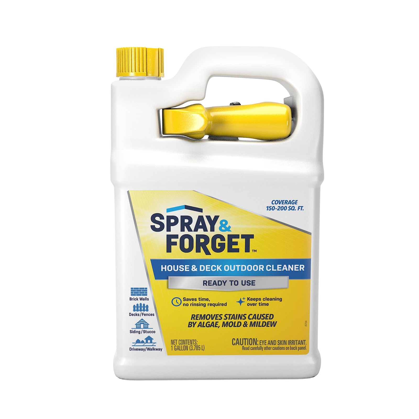 1 Gallon Spray Forget Ready to Use Outdoor Cleaner for Mold Mildew Stains