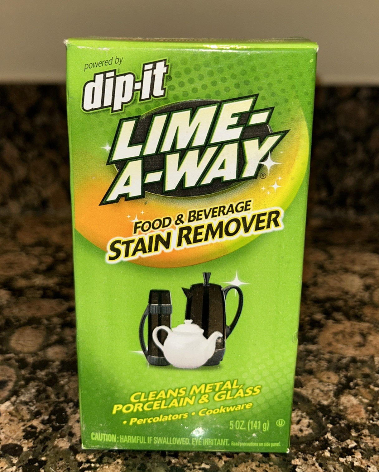 Dip It Lime A Way Food And Beverage Stain Remover Powder 5 oz Hardened Product