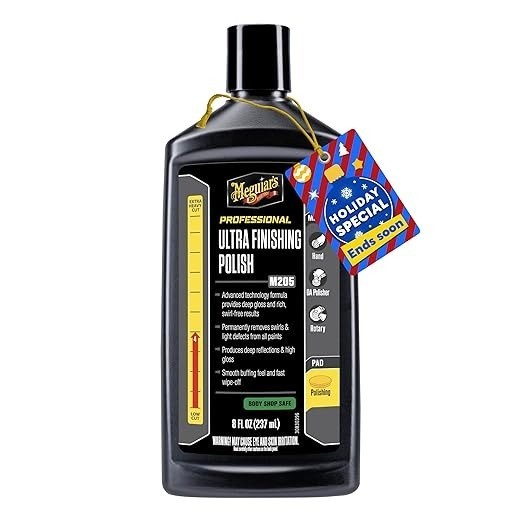 Meguiar’s M205 Mirror Glaze Ultra Finishing Polish Easy-to-Use Formula for