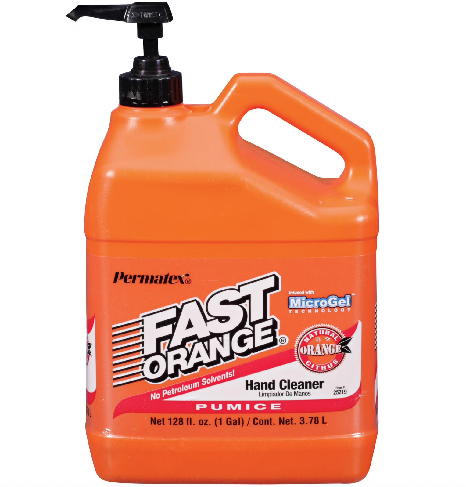 2 Pack Permatex Fast Orange Pumice Hand Cleaner 1 Gal Heavy Duty Cleaner