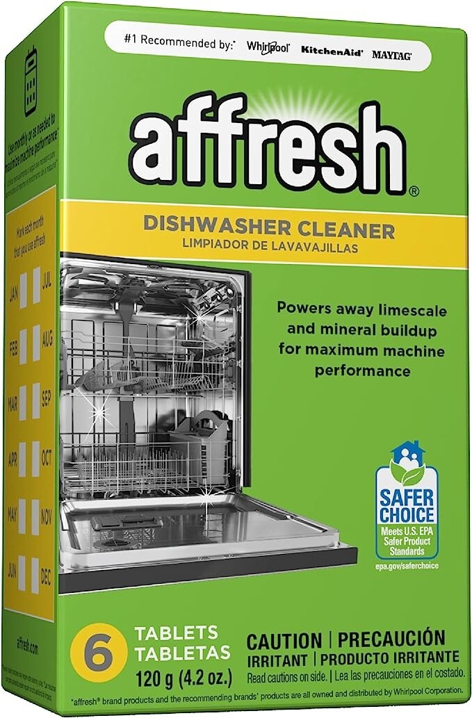 1 | ONE BOX Affresh W10549851 Dishwasher Cleaner 6 Tablets In the Box