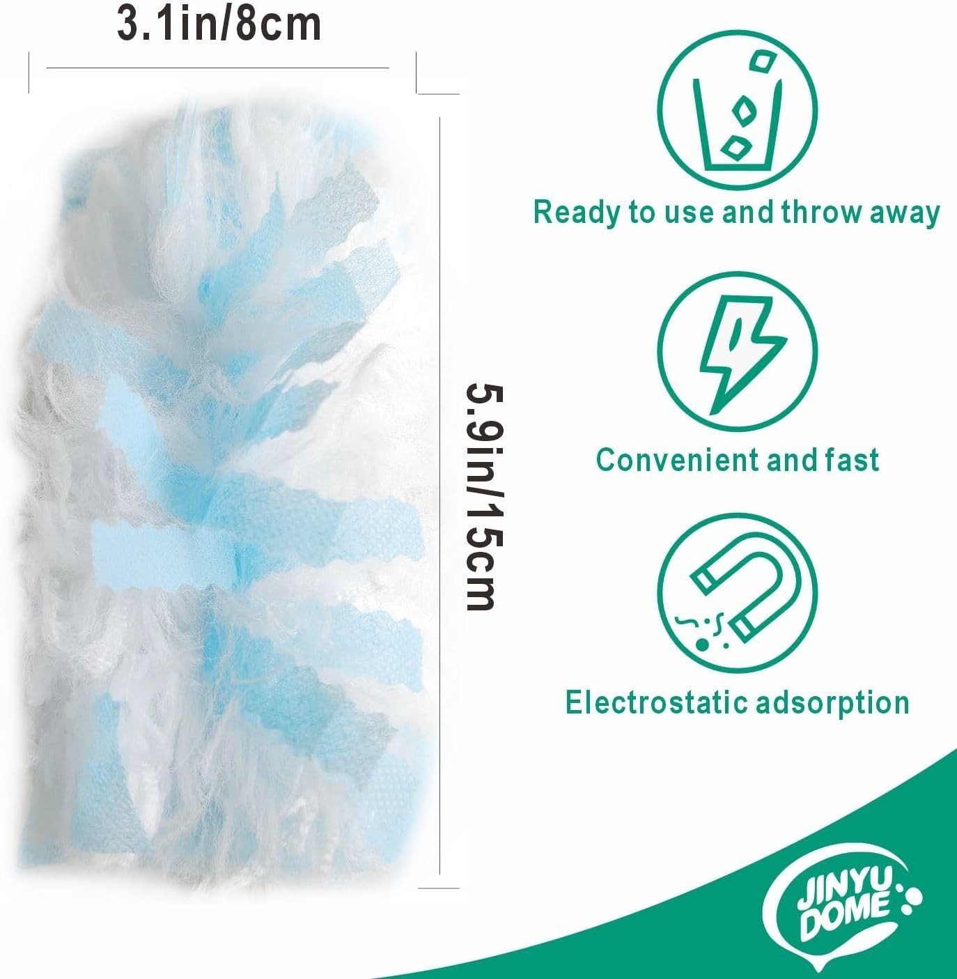Versatile 20 Count Duster Refills – Perfect for Furniture, Blinds, and More