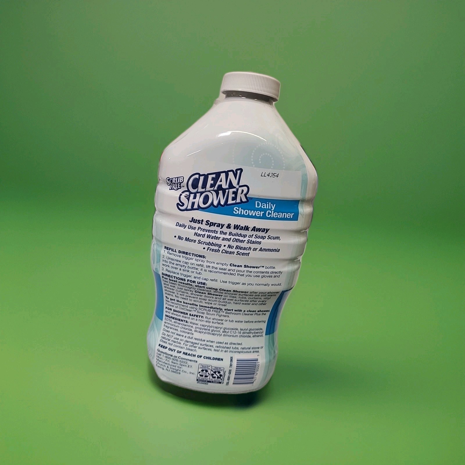 Clean Shower Daily Shower Cleaner Refill, 60 fl oz