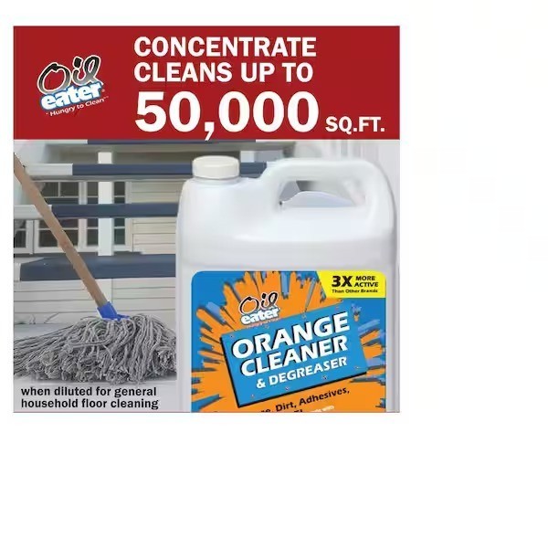 Oil Eater Orange 1 Gal. Heavy-Duty Citrus Cleaner Removes grease, oil & adhesive