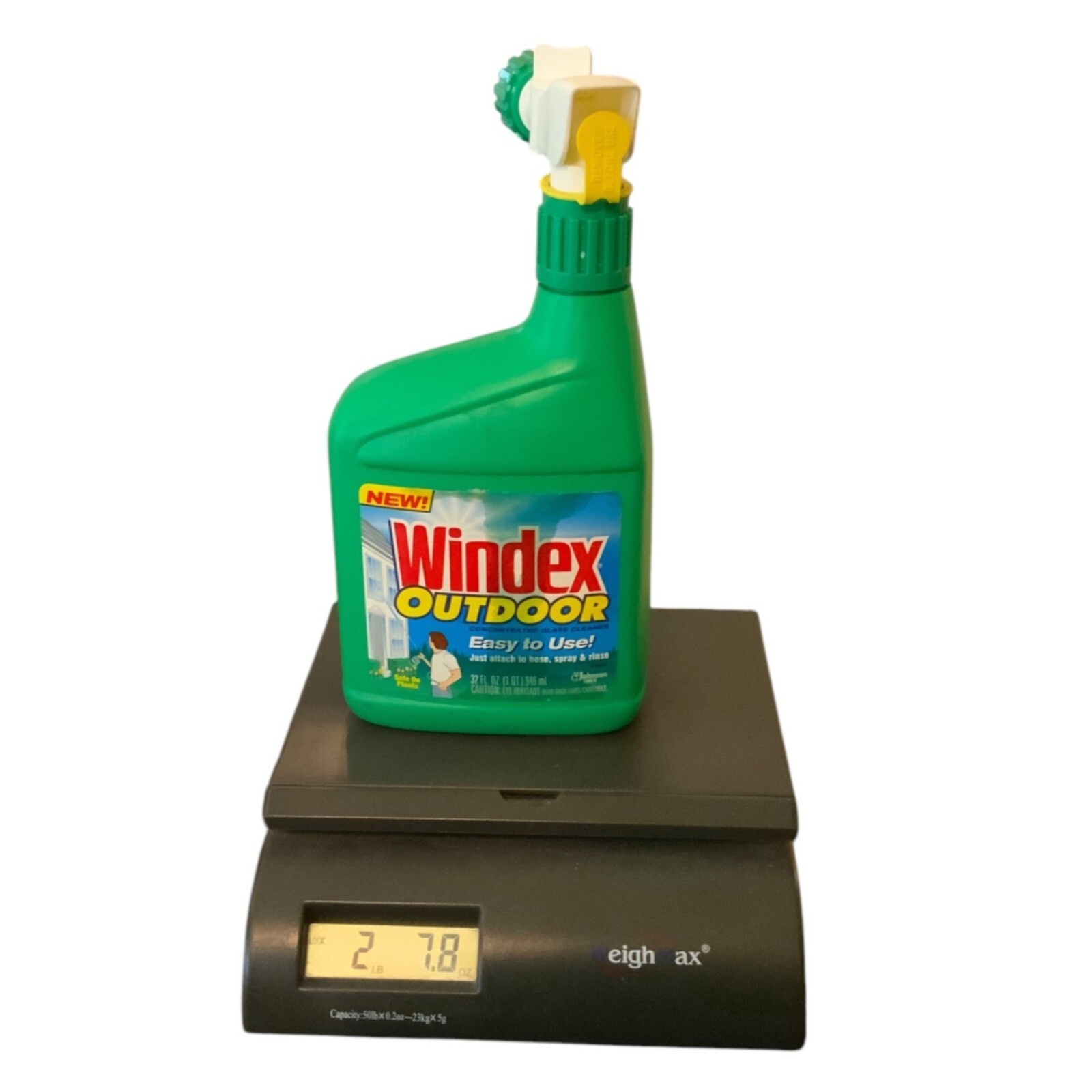 Vintage Windex Outdoor Glass & Patio Cleaner 32 fl oz Spray Bottle 1997