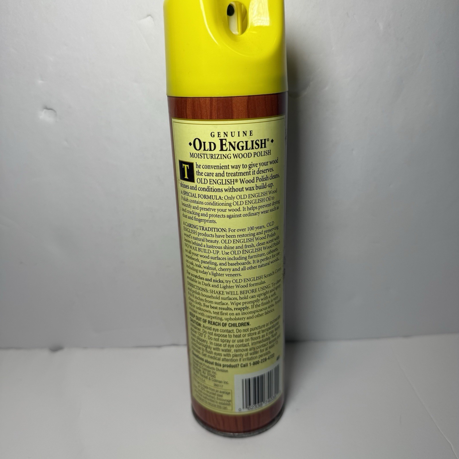 Old English Lemon Furniture Wood Polish Spray 12.5 fl oz Vtg New 1997 NOS