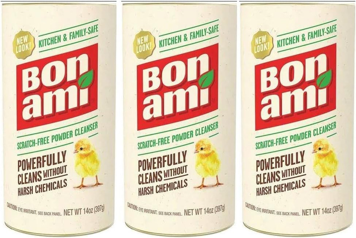 Powder Cleanser for Kitchens & Bathrooms – All Types of Surfaces, Cleans Grime &