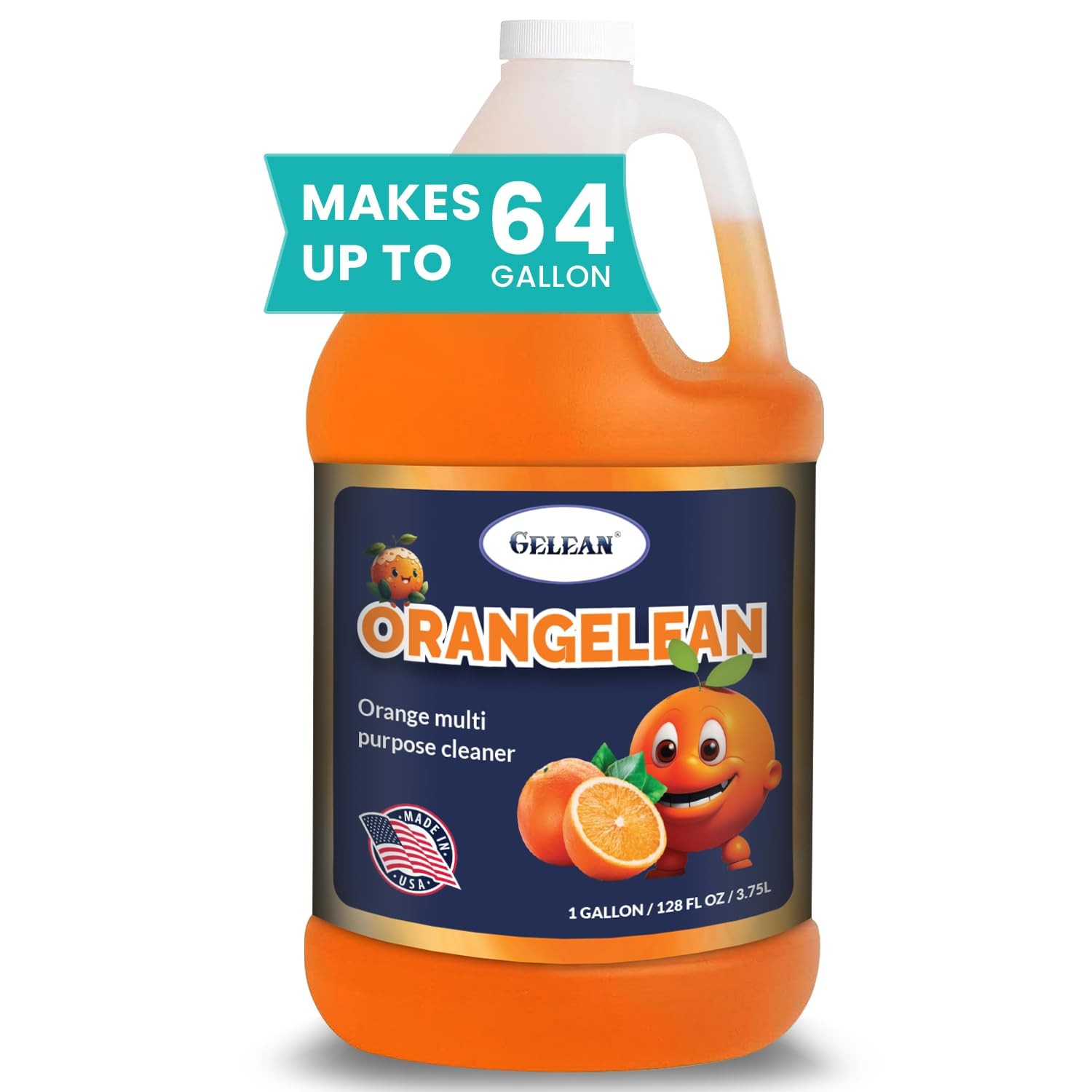 AllPurpose Cleaner Concentrate 128 oz Makes 64 Gal pH Neutral Orange Scent Floo