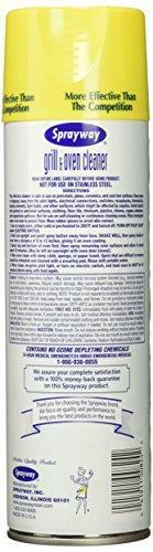 Sprayway Heavy-Duty Oven & Grill Cleaner, Removes Oil & Grease, 20 Oz, 1.25
