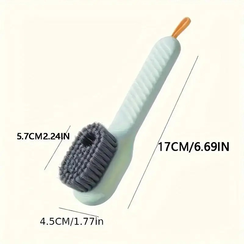 Liquid Dispensing Shoe Brush Soap Dispenser Cleaning Scrub Brush Multi Use