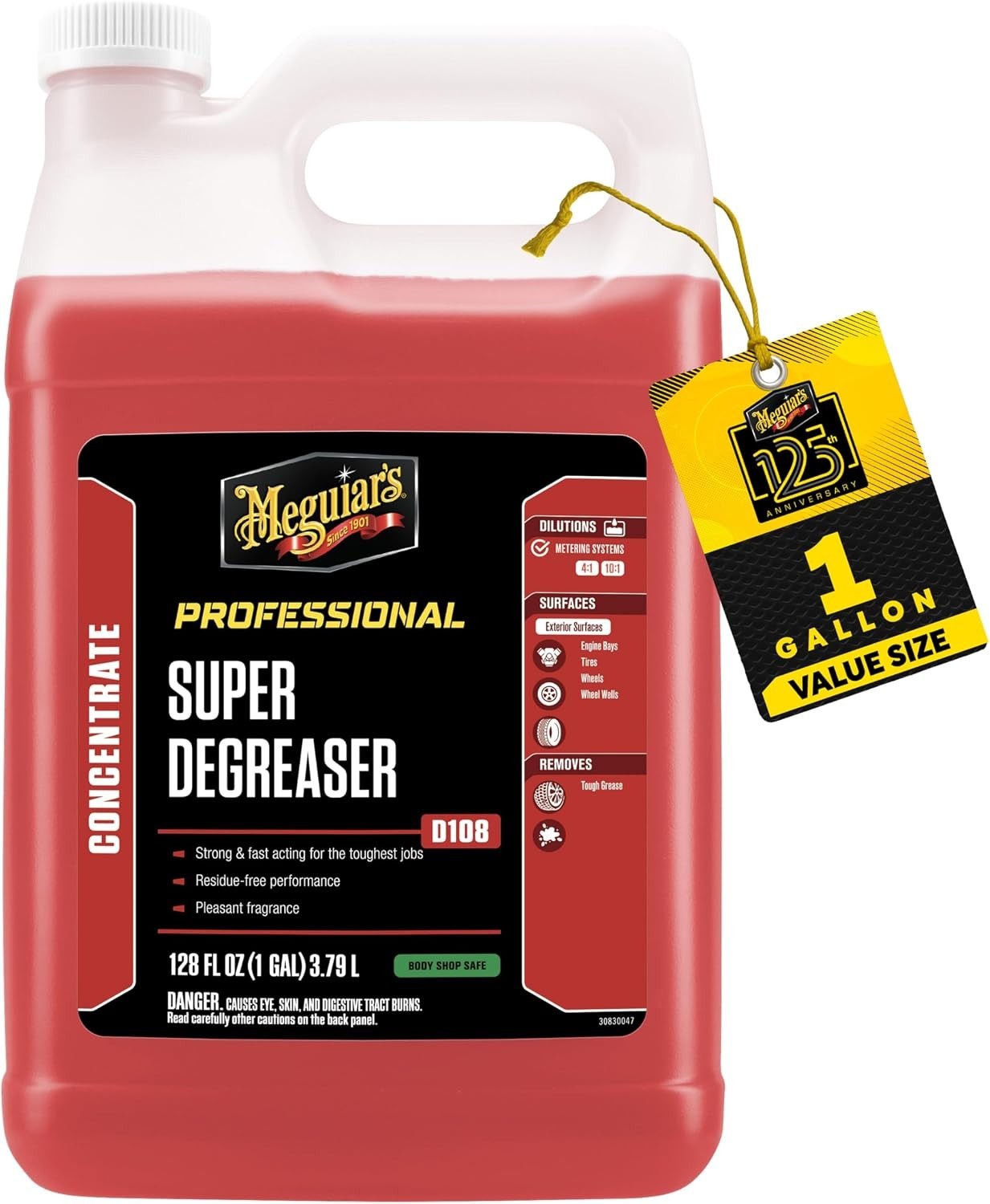 Meguiar’s Super Degreaser – 1 Gallon | Fast Acting & Residue Free Cleaning Spray