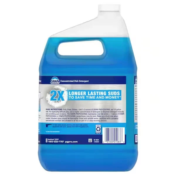 (Pack of 2) Dawn Dishwashing Liquid Original Gallon Blue