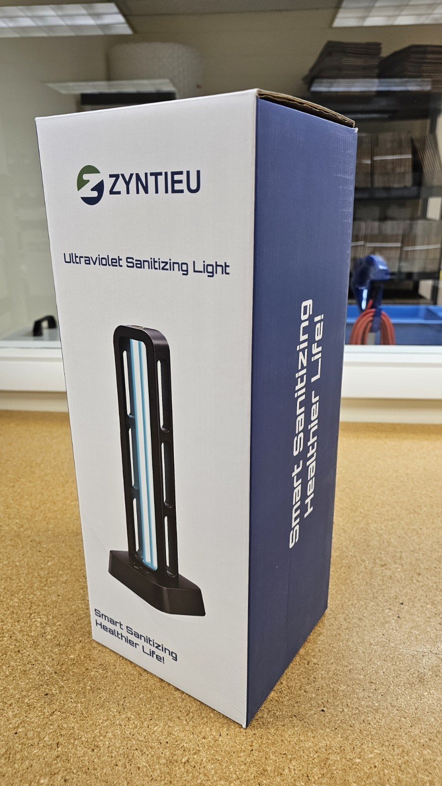 Zyntieu 69W UV Light Sanitizer with Remote Control and 3 Timers Black