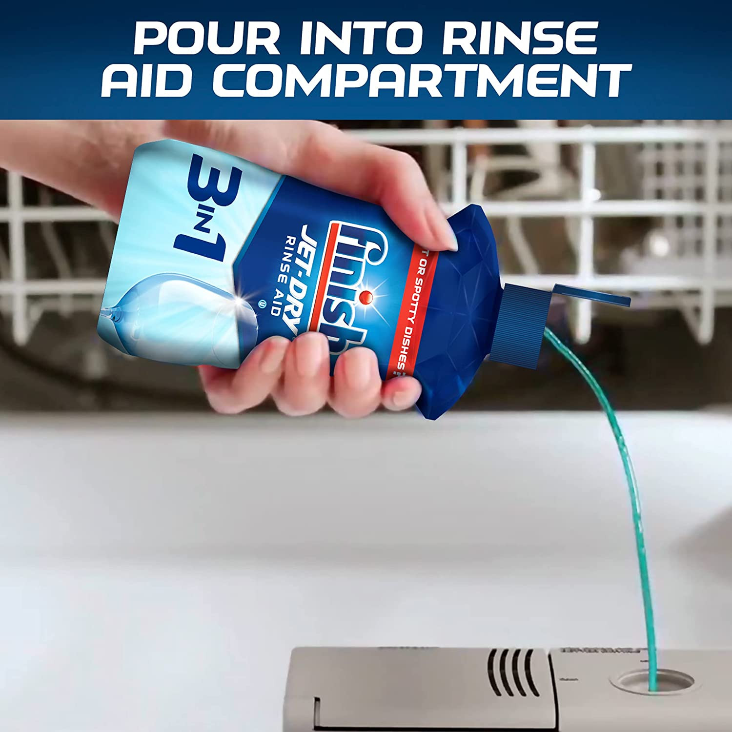Finish Jet-Dry Rinse Aid Dishwasher Rinse Agent and Drying Agent 23 fl oz Pac…