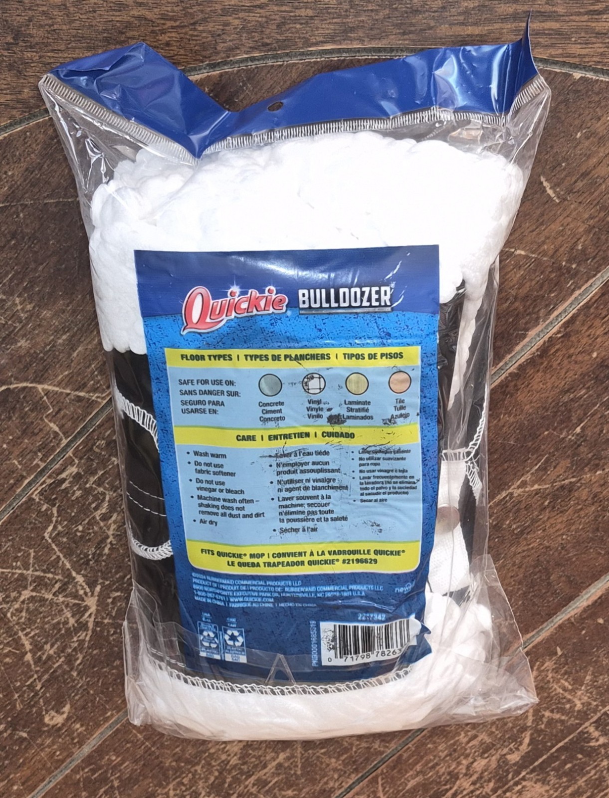 Quickie BULLDOZER Microfiber 24″ Dust Mop Refill #2217342