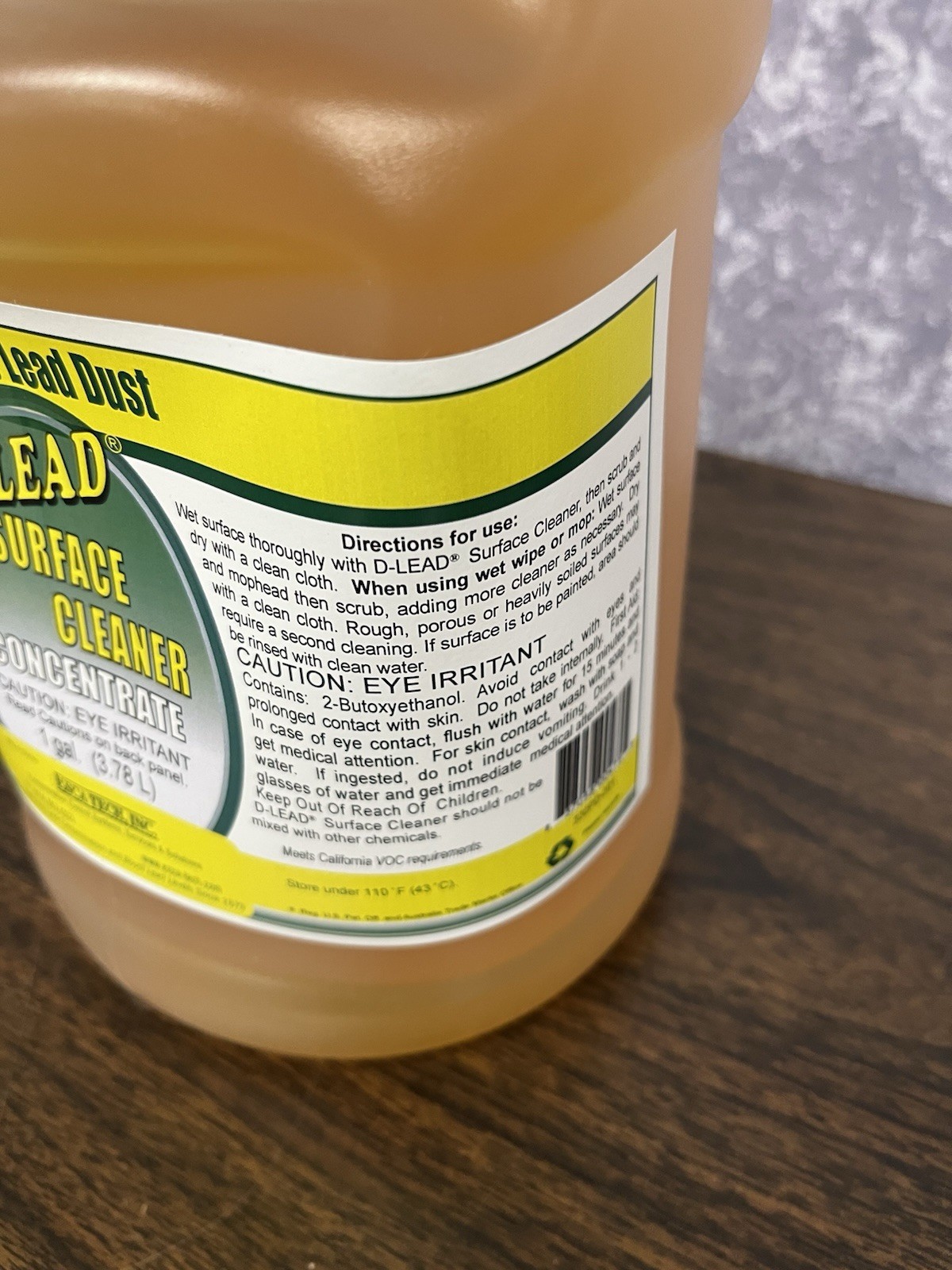 D-Lead Surface Cleaner Concentrate (1 Gallon), 330PD-001