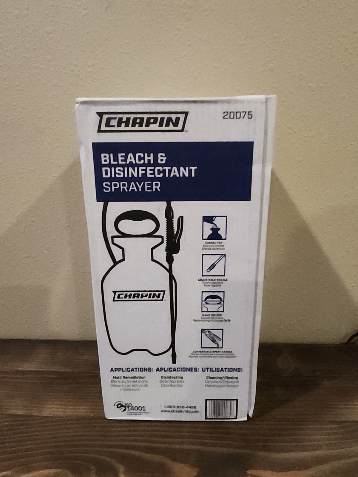 CHAPIN 20075 Handheld Sprayer,Polyethylene,1 gal. Item #126