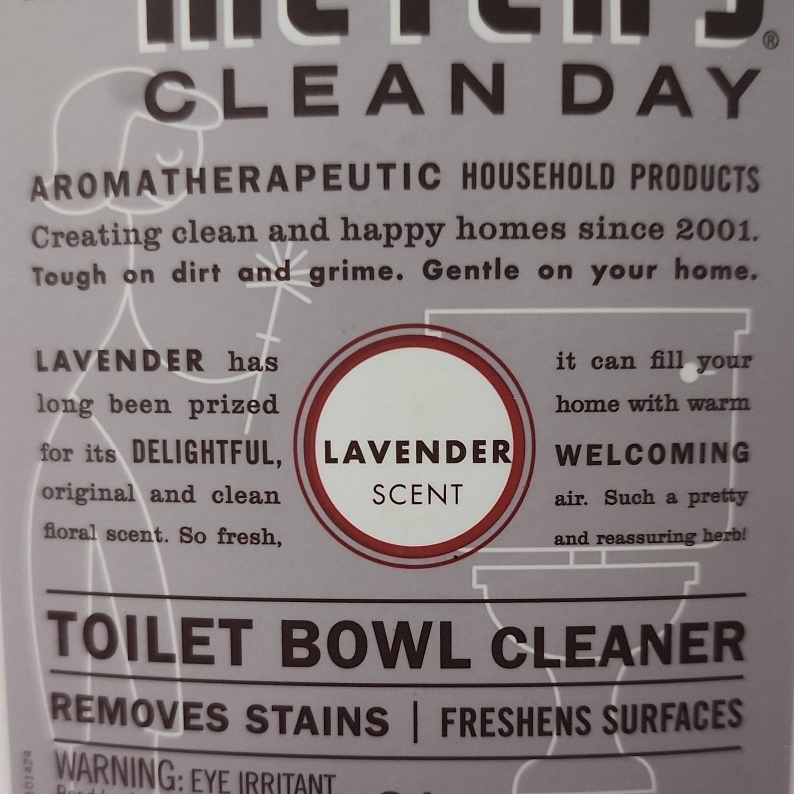 Mrs. Meyer’s Clean Day Toilet Bowl Cleaner Lavender Phthalate-Free Liquid