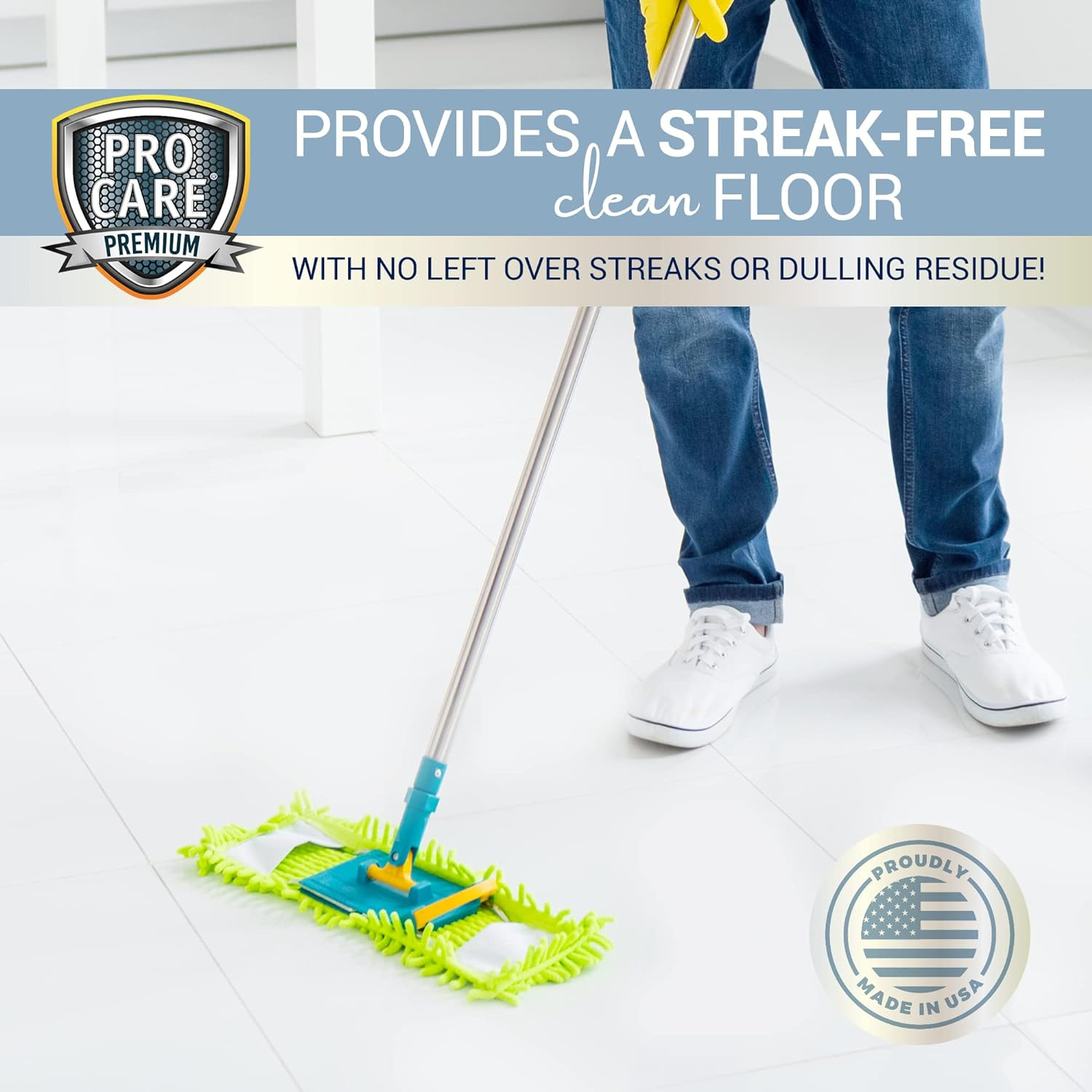 Floor Cleaner (Made in USA) | Streak-Free Cleaner for Tile, Stone, Laminate, Vin