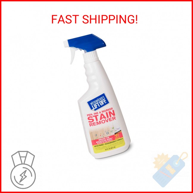 Motsenbocker’s Lift Off Pen, Ink, Marker Stain Remover – 22 oz, Pack of 1