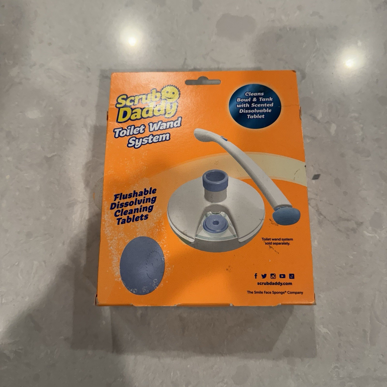 Scrub Daddy Toilet Wand System Refills 6 Pack Flushable Dissolving Cleaning Tabl