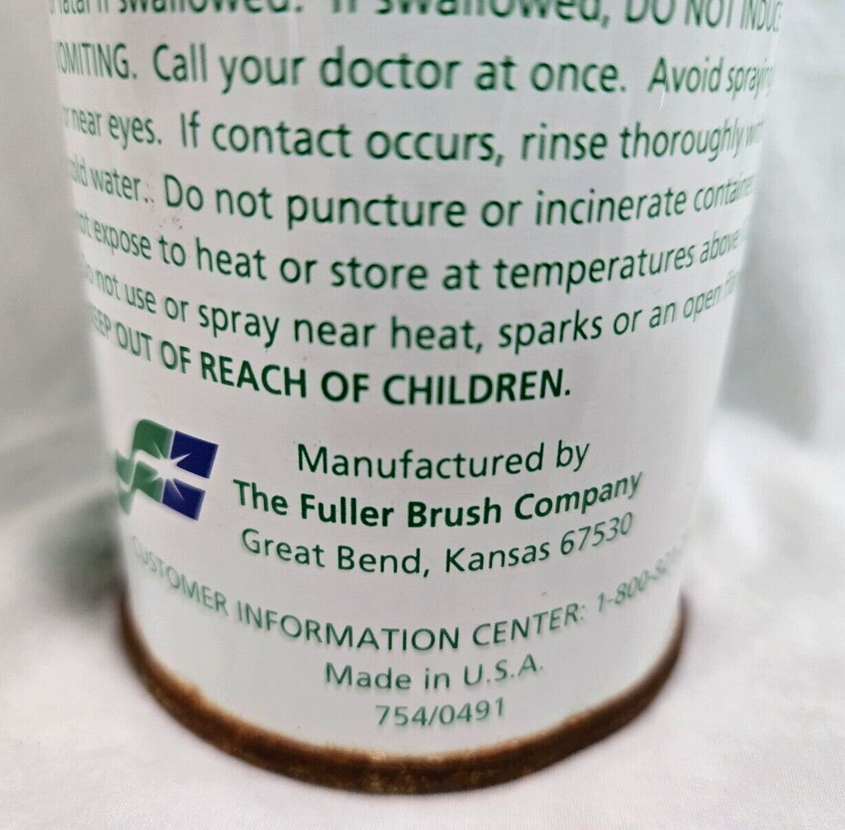 Fuller Brush Appliance Cleaner & Polish Vintage New Old Stock 14 oz