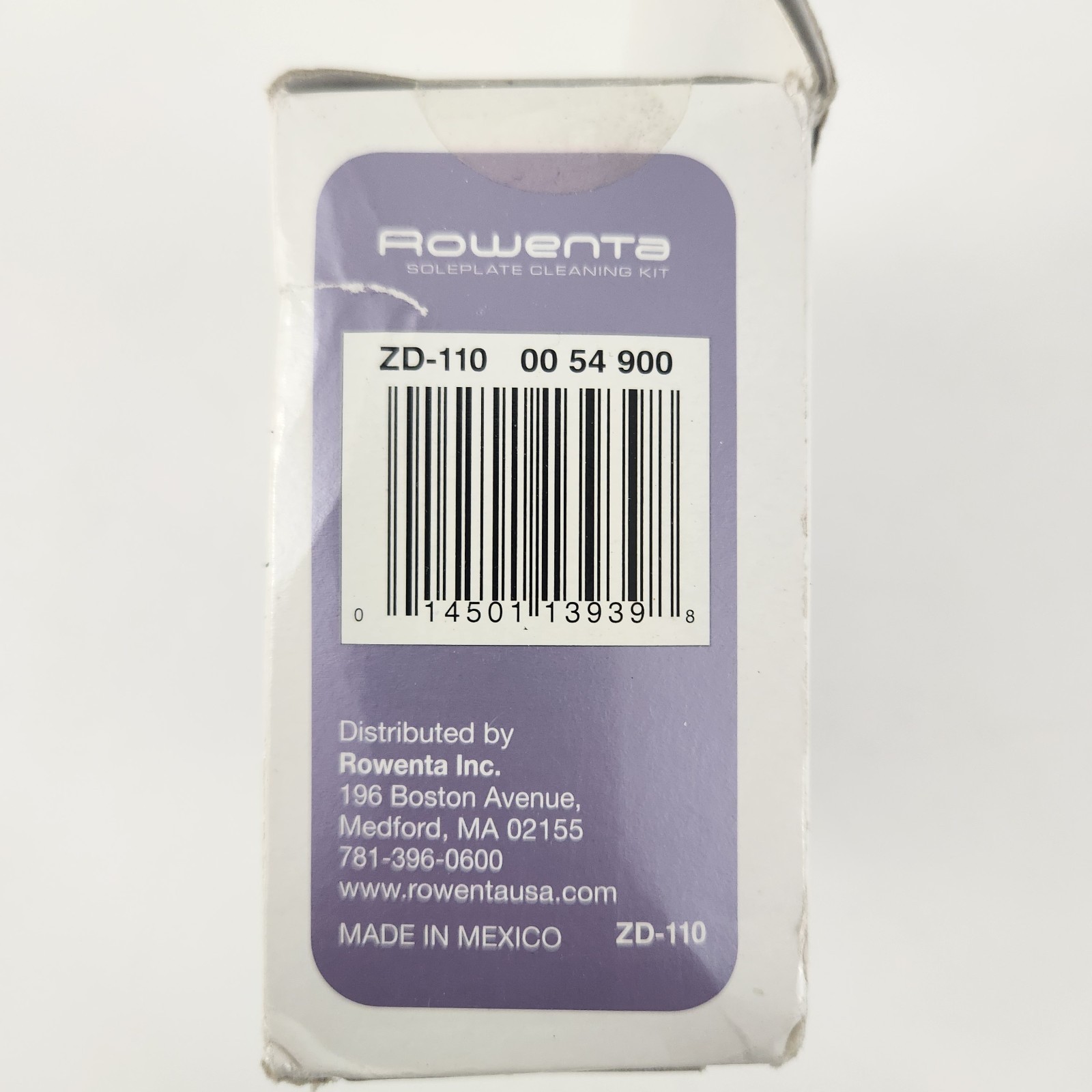 Rowenta Soleplate Cleaner Kit Non Toxic Iron Cleaning Cream and Cloths 1 oz