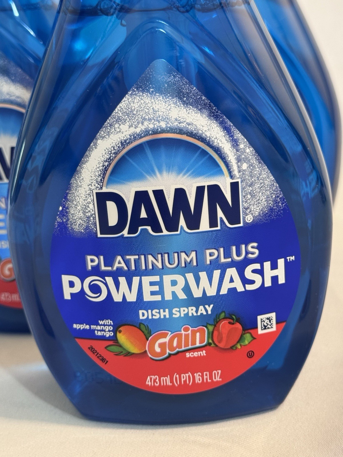 Dawn Platinum Powerwash Dish Spray, Dish Soap, Apple Mango Tango By Gain 16 OZ