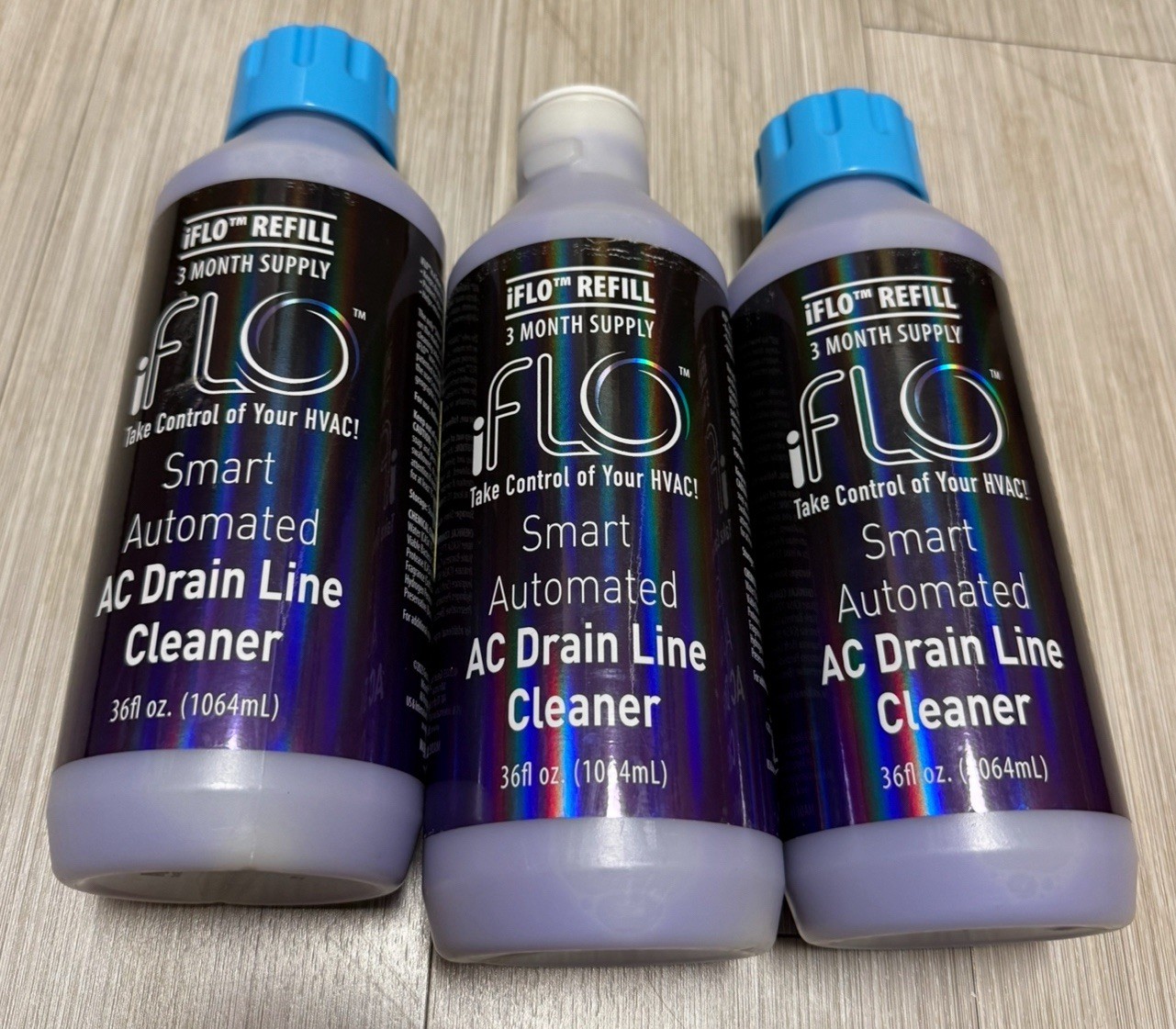 iFLO Extreme AC Drain Line Cleaner 36oz Cartridge 9 Month Supply