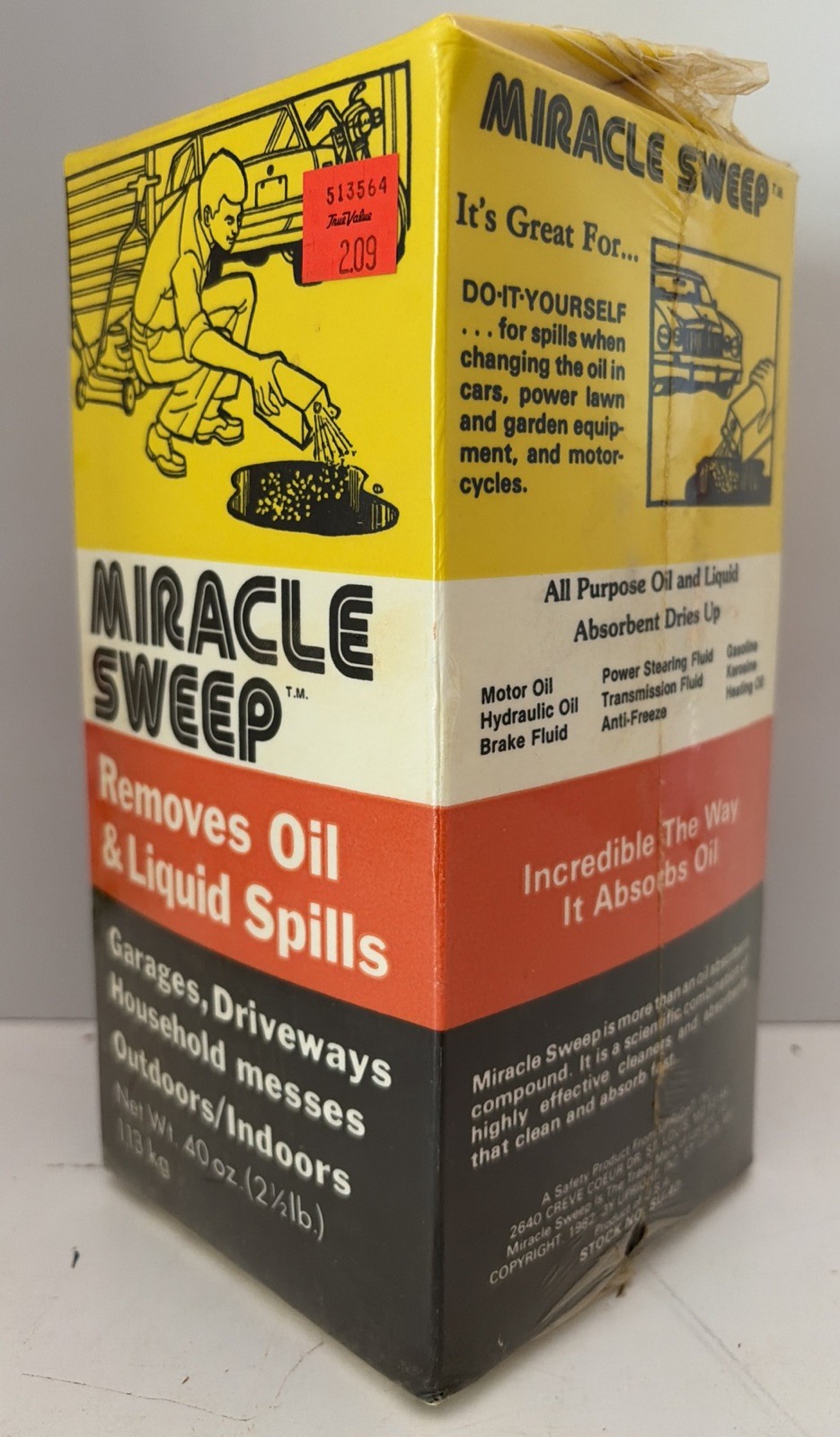 Vintage Miracle Sweep Multipurpose Indoor And Outdoor Cleaner NEW