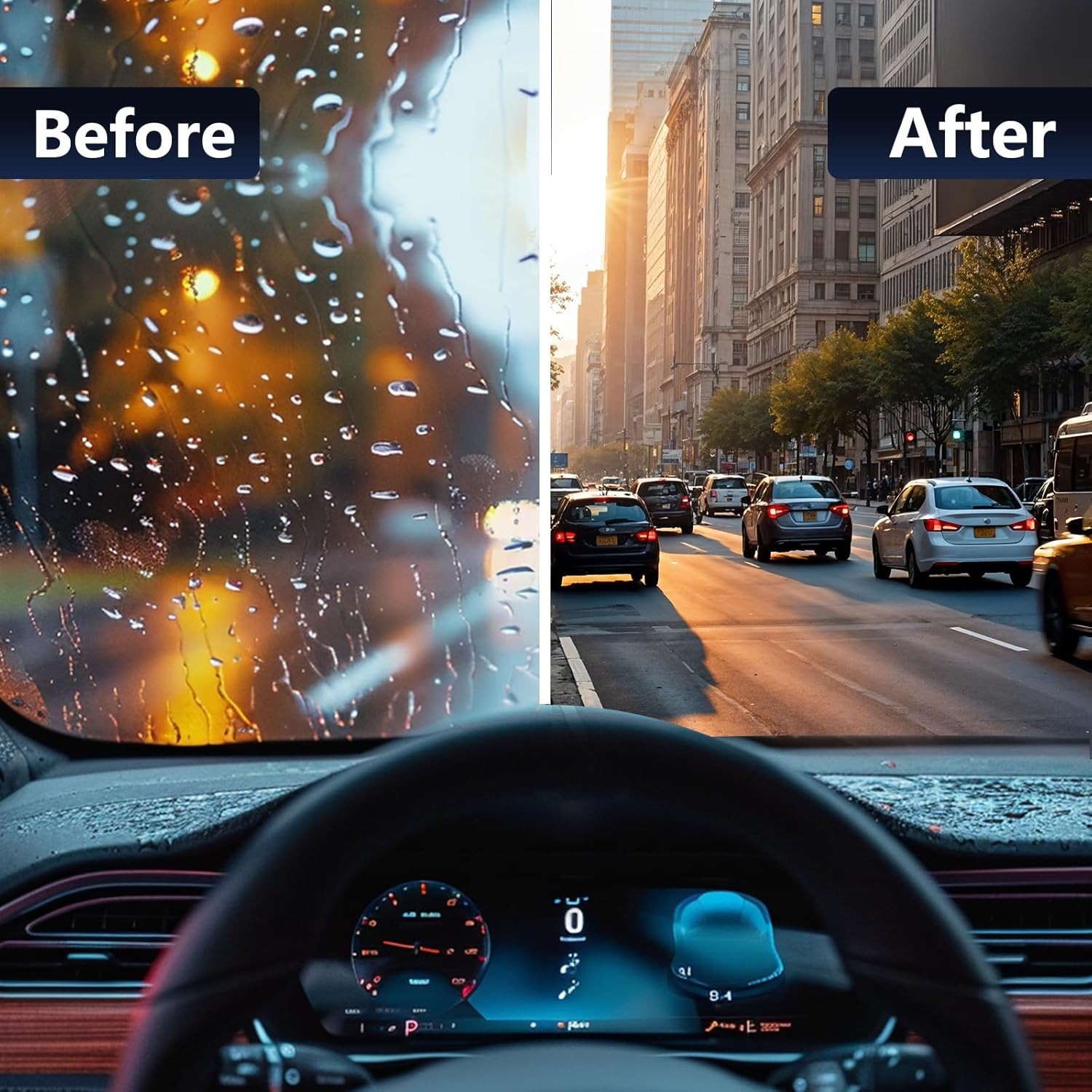 300ML Ceramic Car Coating Spray – Quick Car Coating, Extremely Hydrophobic For