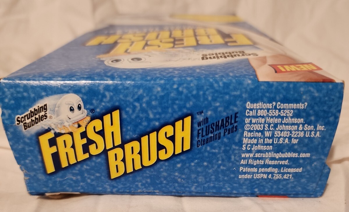 Scrubbing Bubbles Fresh Brush Starter Kit Toilet Cleaning System Flushable Pads