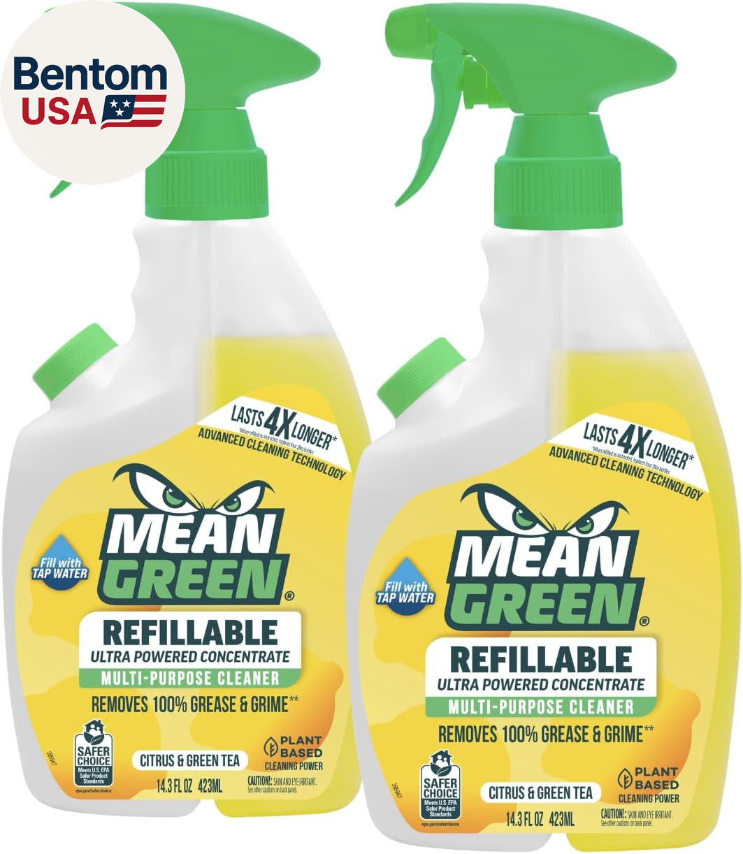 Refillable Ultra Powered Multi-Purpose Cleaner Concentrate, Citrus & Green Tea,