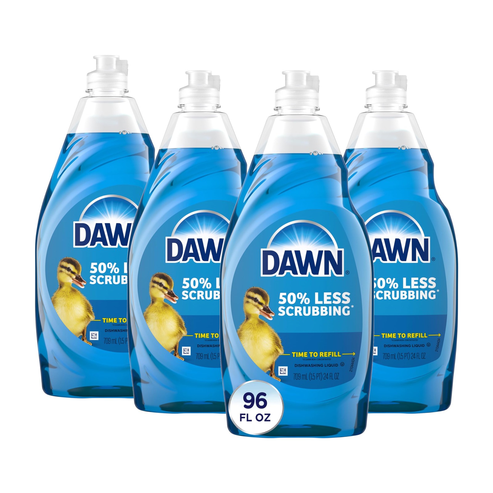 Dawn Ultra Dish Soap, Dishwashing Liquid, Original, Dish Soap 4×24 Fl Oz Bundle